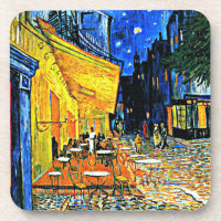 Van Gogh - Cafe Terrace, place-du-forum, Arles