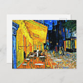 Van Gogh, Cafe Terrace, place-du-forum, Briefkaart (Voorkant / Achterkant)