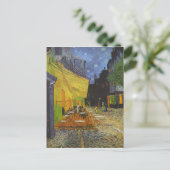 Van Gogh Cafe Terrace Post-Impressionist Briefkaart (Staand voorkant)