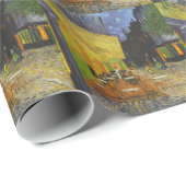 Van Gogh Cafe Terrace Post-Impressionist Cadeaupapier (Rol Hoek)