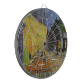 Van Gogh Cafe Terrace Post-Impressionist Dartbord (Voorkant Links)