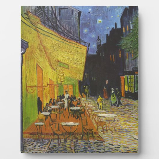 Van Gogh Cafe Terrace Post-Impressionist Fotoplaat (Voorkant)