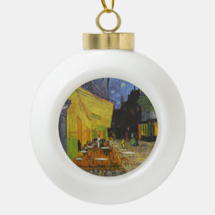 Van Gogh Cafe Terrace Post-Impressionist Keramische Bal Ornament