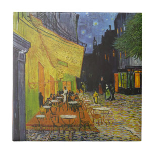 Van Gogh Cafe Terrace Post-Impressionist Tegeltje