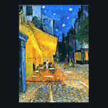 Van Gogh - Cafe Terrace Poster<br><div class="desc">Van Gogh poster,  Café Terrace.</div>