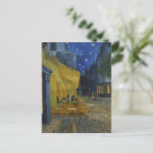 Van Gogh Cafe Terrace 's nachts Briefkaart (Staand voorkant)