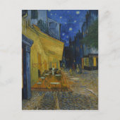 Van Gogh Cafe Terrace 's nachts Briefkaart (Voorkant)