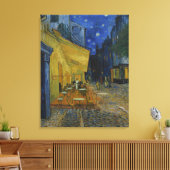 Van Gogh Cafe Terrace 's nachts Canvas Afdruk (Insitu (Woonkamer))