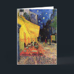 Van Gogh Cafe Terrace 's nachts Kaart<br><div class="desc">Van Gogh Cafe Terrace 's nachts</div>