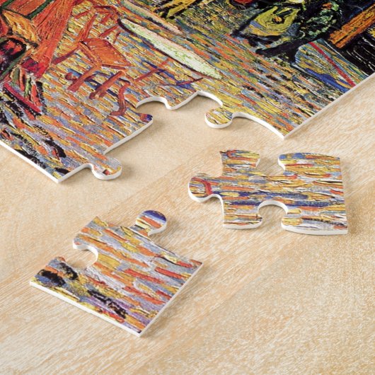Van Gogh Cafe Terrace 's nachts Legpuzzel (Zijkant)