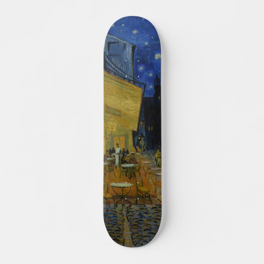 Van Gogh Cafe Terrace 's nachts Persoonlijk Skateboard (Voorkant)