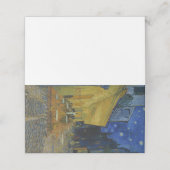 Van Gogh Cafe Terrace 's nachts Plaatskaartje (Buitenkant ongevouwen)