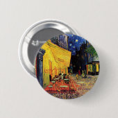 Van Gogh Cafe Terrace 's nachts Ronde Button 5,7 Cm (Voorkant /achterkant)