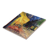 Van Gogh Cafe Terrace 's nachts Tegeltje (Zijkant)
