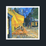 Van Gogh - Cafe Terrace Servet<br><div class="desc">Cafe Terrace,  beroemd schilderij van Vincent van Gogh</div>
