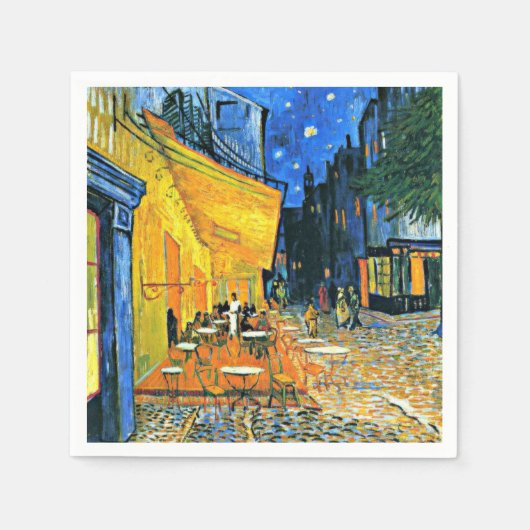 Van Gogh - Cafe Terrace Servet (Voorkant)