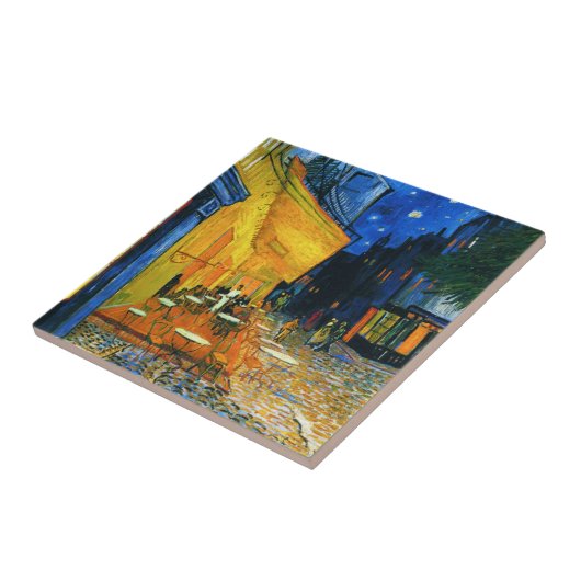 Van Gogh Café Terrace Tile Tegeltje (Zijkant)