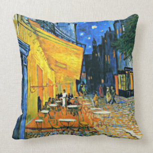 Van Gogh - Cafe Terrace, Van Gogh beroemd schilder Kussen