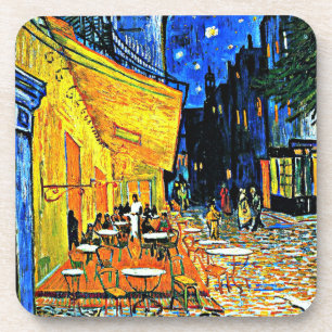 Van Gogh - Café Terras Bier Onderzetter