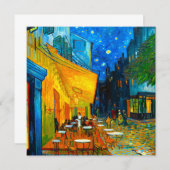 Van Gogh Café terras bij nacht Kaart (Voorkant / Achterkant)