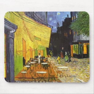Van Gogh Cafe Terras bij Nacht Muismat