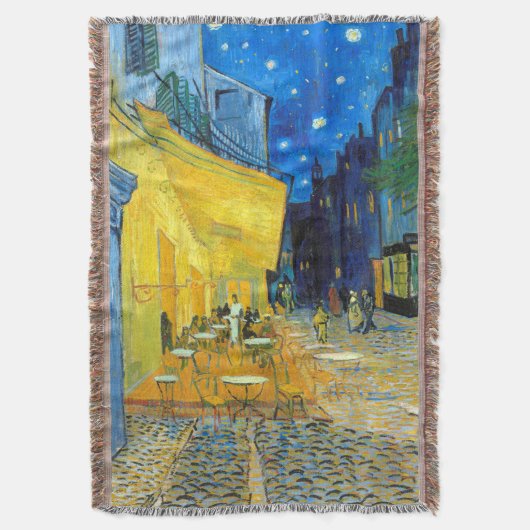 Van Gogh Café Terras Deken (Voorkant Verticaal)