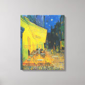 Van Gogh Café Terras Franse straatbeeld Canvas Afdruk (Voorkant)