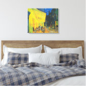 Van Gogh Café Terras Franse straatbeeld Canvas Afdruk (Insitu (Slaapkamer))