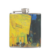 Van Gogh Café Terras Franse straatbeeld Heupfles (Voorkant)