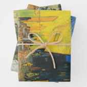 Van Gogh Café Terras Franse straatbeeld Inpakpapier Vel (In situ)