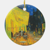 Van Gogh Café Terras Franse straatbeeld Keramisch Ornament (Achterkant)
