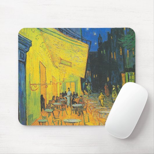 Van Gogh Café Terras Franse straatbeeld Muismat (Met muis)