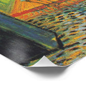 Van Gogh Café Terras Franse straatbeeld Poster (Hoek)