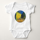 Van Gogh Café Terras Franse straatbeeld Romper (Voorkant)