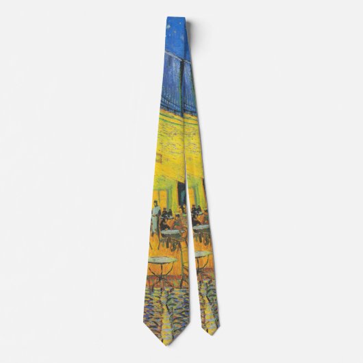 Van Gogh Café Terras Franse straatbeeld Stropdas (Voorkant)