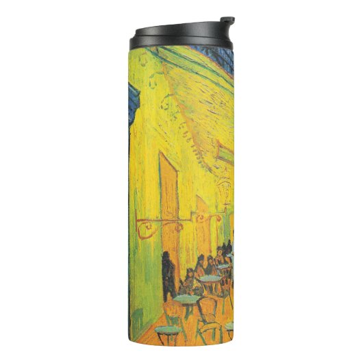 Van Gogh Café Terras Franse straatbeeld Thermosbeker (Gedraaid links)