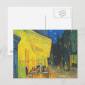 Van Gogh Café Terras Franse Straatscène Briefkaart (Voorkant / Achterkant)