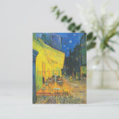 Van Gogh Café Terras Franse Straatscène Briefkaart (Staand voorkant)