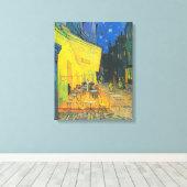 Van Gogh Café Terras Franse Straatscène Canvas Afdruk (Insitu (Houten vloer))