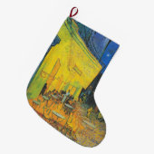 Van Gogh Café Terras Franse Straatscène Grote Kerstsok (Voorkant (Hangend))