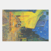 Van Gogh Café Terras Franse Straatscène Inpakpapier Vel (Voorkant)