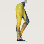Van Gogh Café Terras Franse Straatscène Leggings (Rechts)