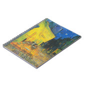 Van Gogh Café Terras Franse Straatscène Notitieboek (Linkerzijde)