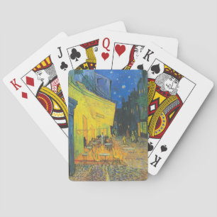 Van Gogh Café Terras Franse Straatscène Pokerkaarten