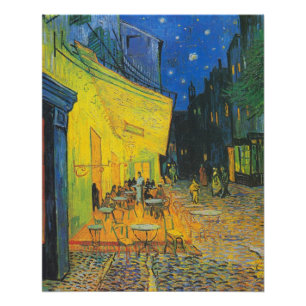Van Gogh Café Terras Franse Straatscène Poster
