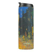 Van Gogh Café Terras Franse Straatscène Thermosbeker (Geroteerd rechts)
