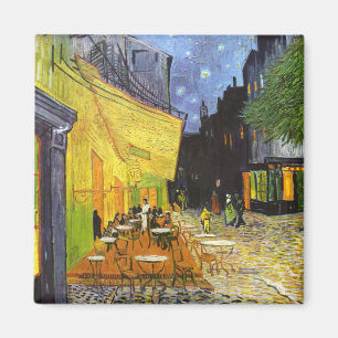 Van Gogh Caféterras bij Nacht Magneet