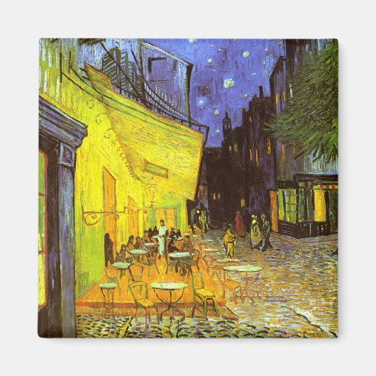 Van Gogh: Caféterras bij nacht Magneet (Voorkant)