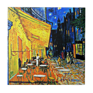 Van Gogh - Caféterras bij nacht Tegeltje