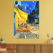 Van Gogh - Caféterras Canvas Afdruk (Insitu (Woonkamer))